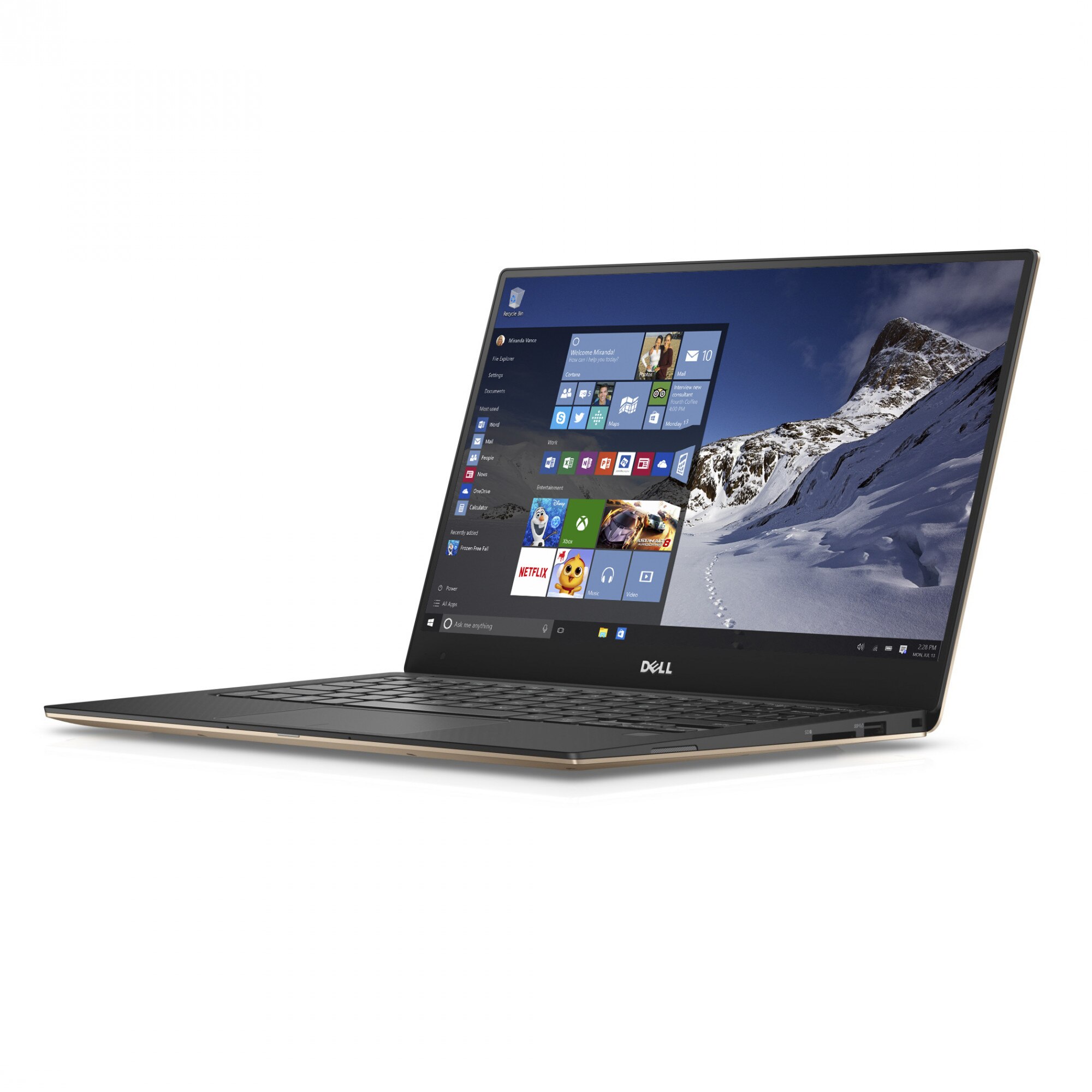 Laptop ultraportabil Dell XPS 13 9360 cu procesor Intel® Core™ i7