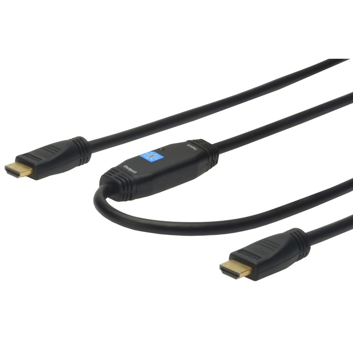 Кабел Assmann HDMI, 1.4 HighSpeed w/Ethernet, AM/M, 15 м