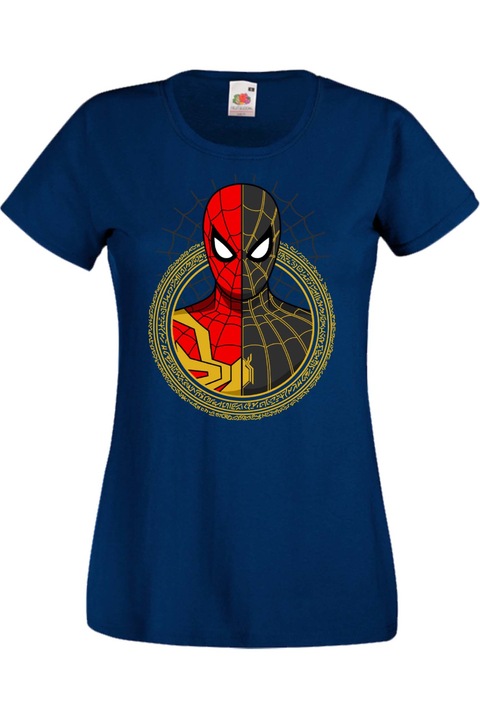 Női póló Spider-man Avengers Bosszúállók Spiderman 008, Tengerészkék