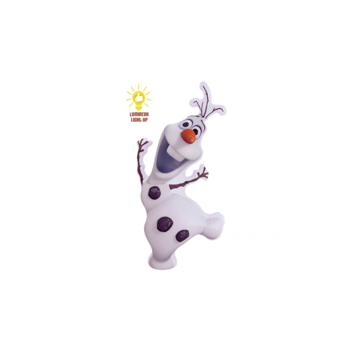 Balon folie cu led figurina olaf frozen, 63 cm