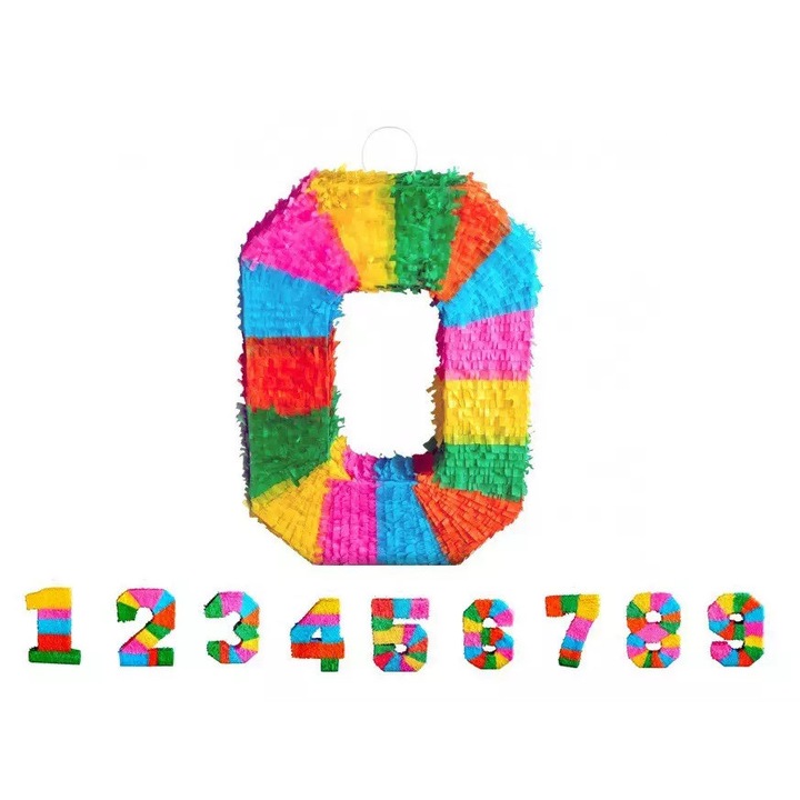 Pinata petrecere cifra 50 x 35 x 7.5 cm Model 6