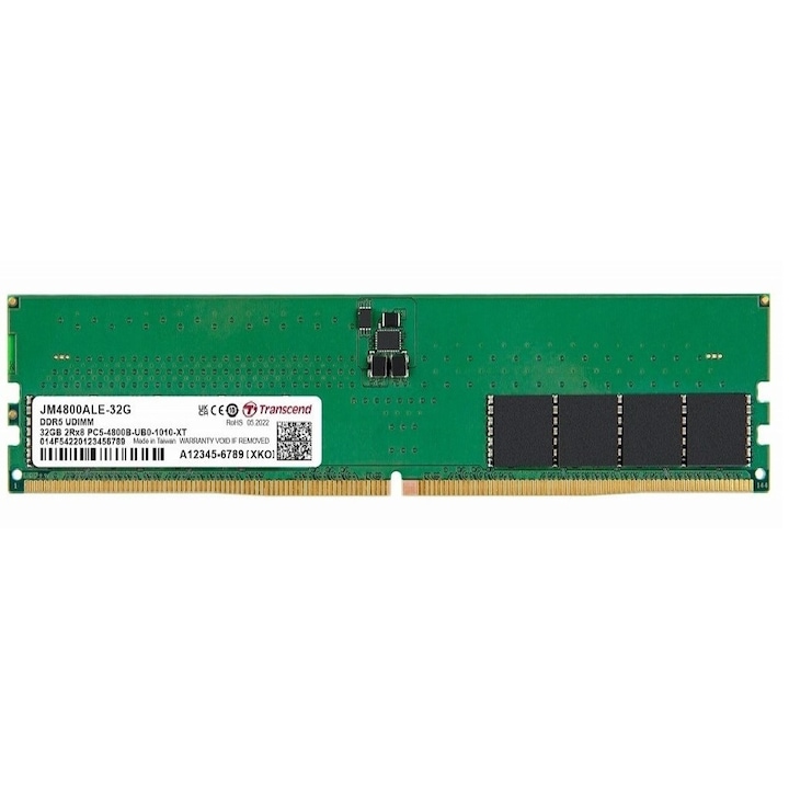 Памет Transcend 32 GB, 4800 MHz, CL40
