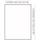 Perdea brodata culoare alb/negru, colectia "Mirror by Liz Line" cu rejansa, 400x245cm - RD264