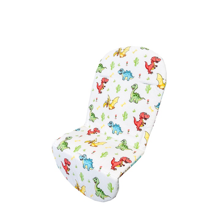 Pad pentru carucior Kapinkata, Universal, Dinozauri, Multicolor