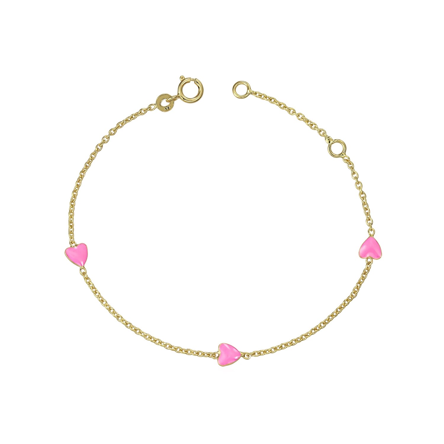 Bratara aur gaben copii cu inimioare roz - eMAG.ro