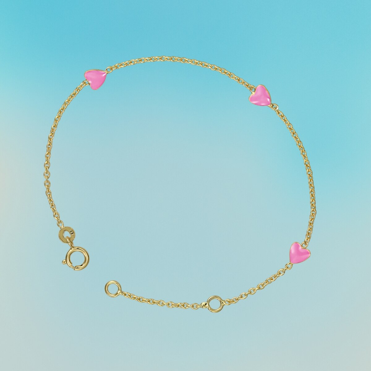 Bratara aur gaben copii cu inimioare roz - eMAG.ro