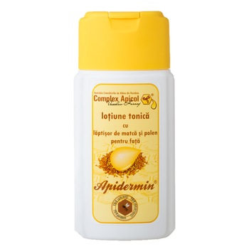 Lotiune tonica cu laptisor de matca si polen - Apidermin 100 ml, Complex Apicol Lotiune tonica cu laptisor de matca si polen - Apidermin 100 ml, Complex Apicol