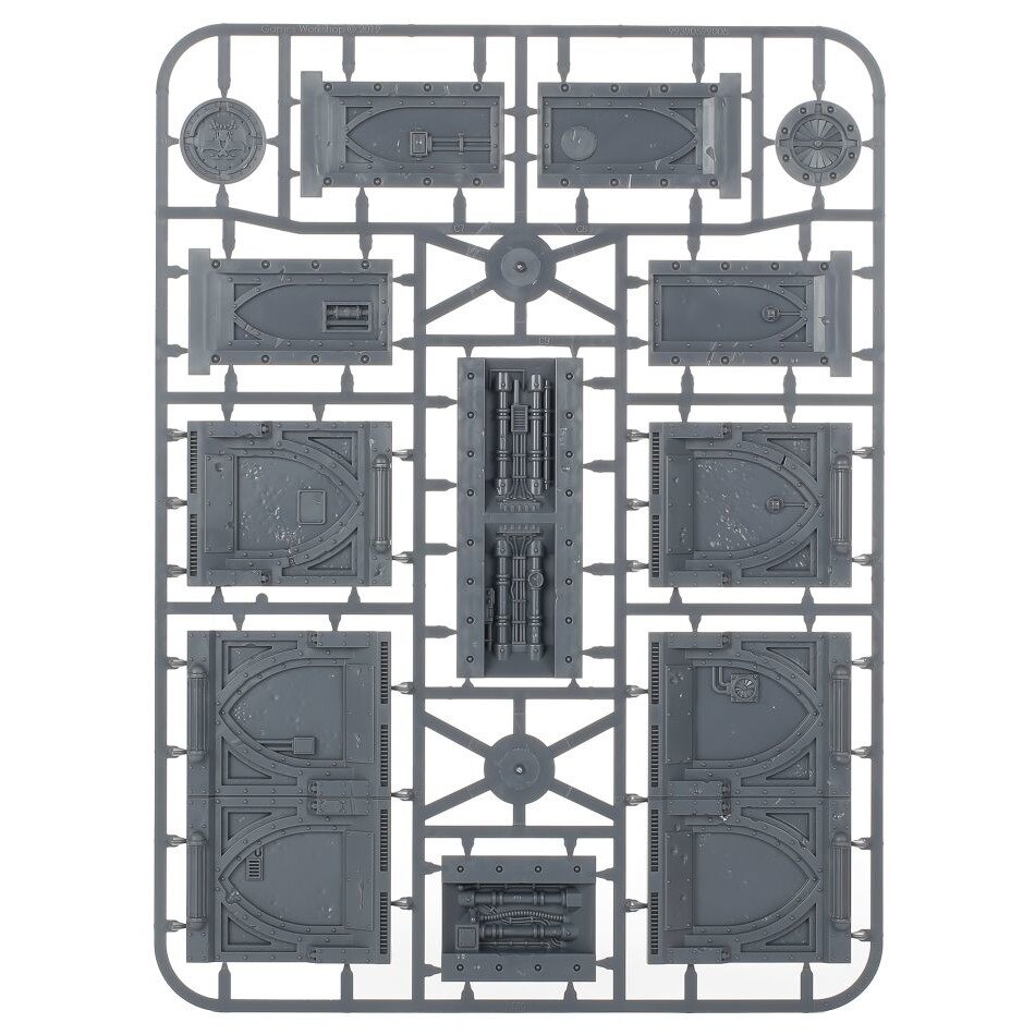 Games Workshop Necromunda Zone Mortalis – Set De 4 Dalles De Sol 30,5 Cm – Terrain Pour Jeu De Figurines – Compatible Dark Uprising – Dès 14 Ans