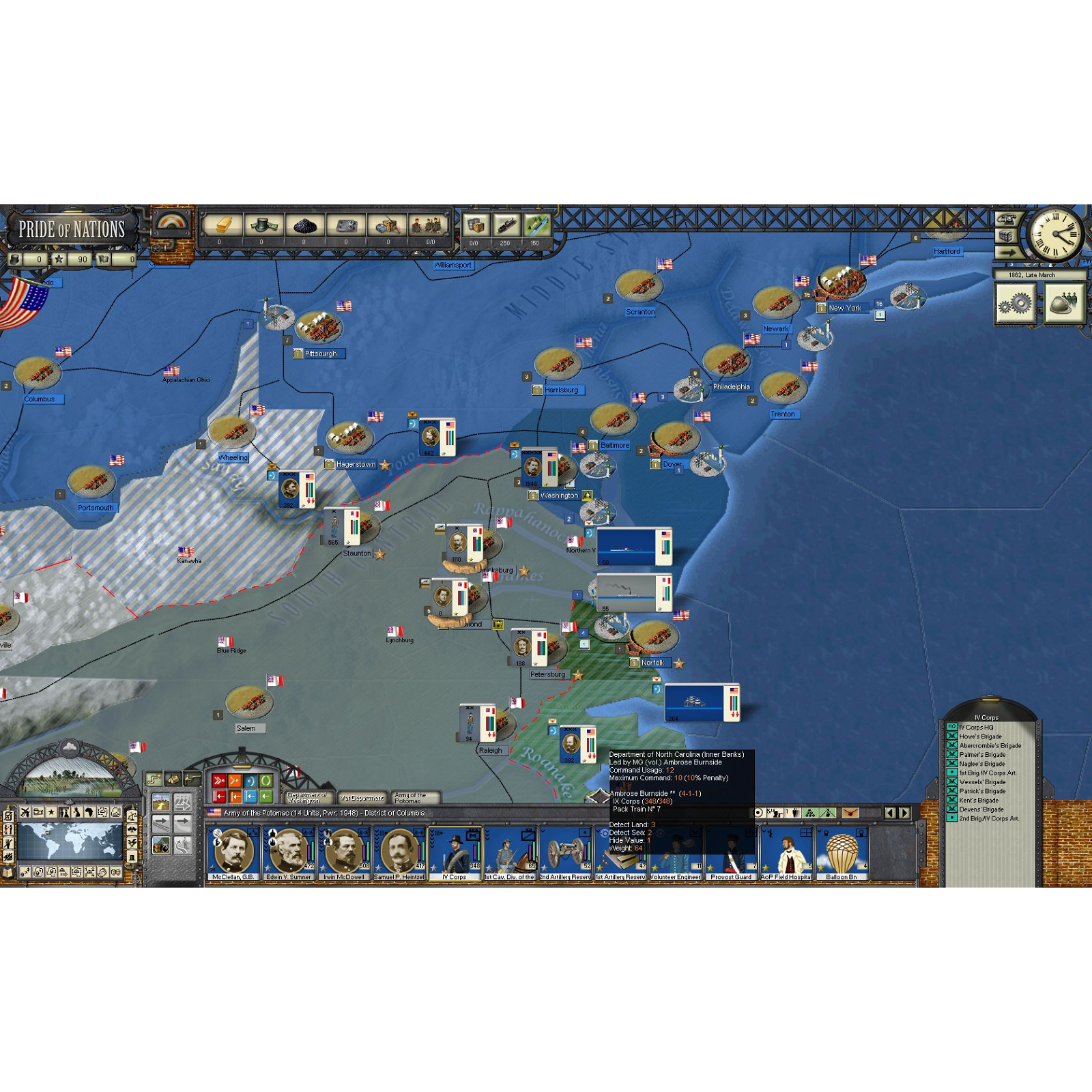 Joc Pride of Nations - American Civil War 1862 cod de activare Steam ...