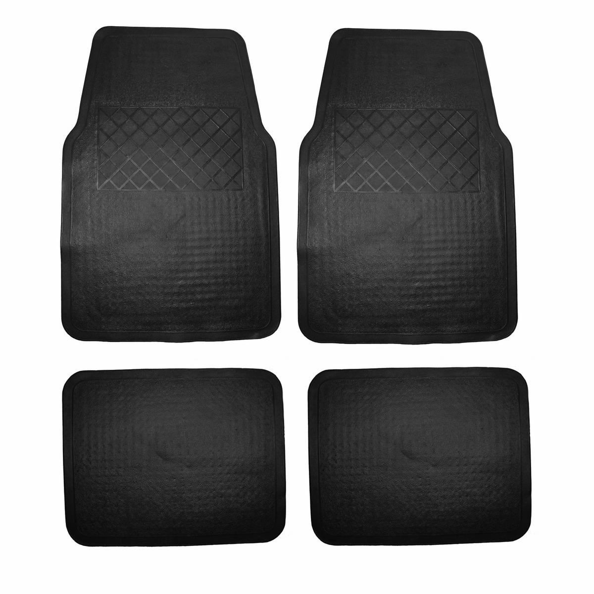 Covoras auto universal RoGroup, PVC, 63 x 41, 4 buc/set