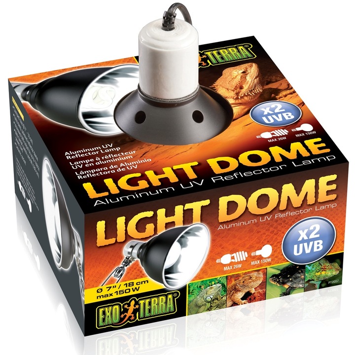 Осветително тяло с рефлектор за терариум Exo Terra Light Dome PT2057