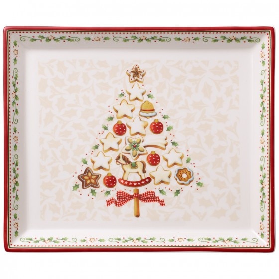 Platou prajituri dreptunghiular Villeroy & Boch, small Winter bakery delight