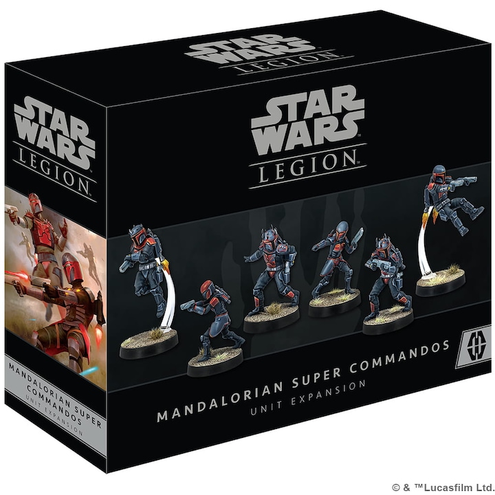 Super Commandos Unit Star Wars Mandalorian Legion, Atomic Mass Games