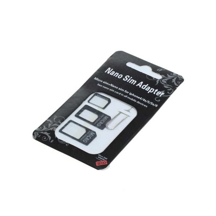 OTB adaptor cartela SIM set (4 in 1) blister