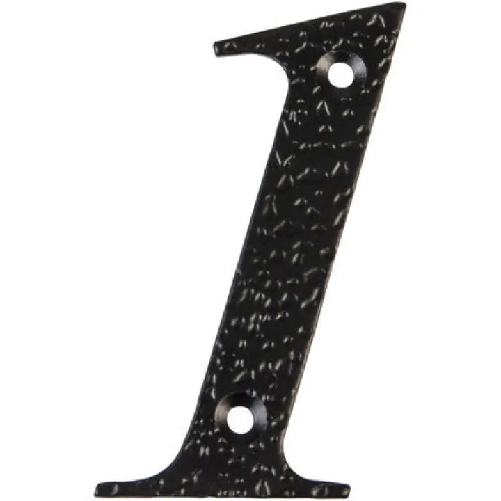 Cifra 1 pentru casa, negru