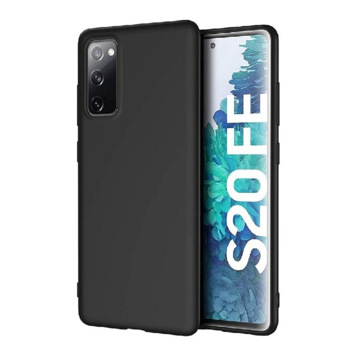 Силиконов кейс bSmart Silicone Soft Cover, За Samsung Galaxy S20 FE 4G/5G (G780F/G781B), Черен