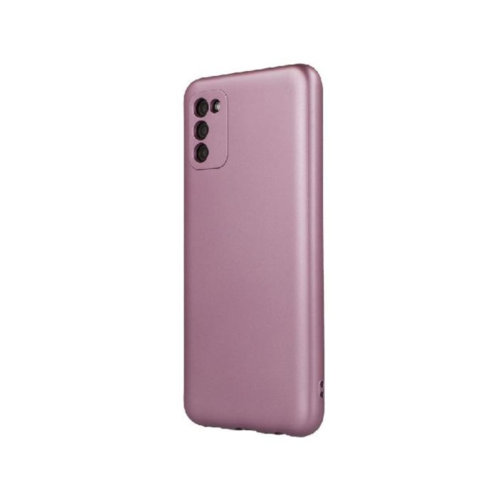 Силиконов кейс bSmart Silicone Metallic Cover, За Samsung Galaxy S21 FE 5G (G990B), Розов