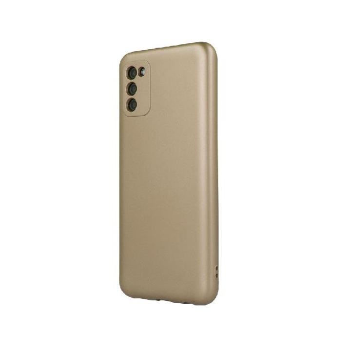 Силиконов кейс bSmart Silicone Metallic Cover, За Samsung Galaxy S22 Plus 5G (S906B), Златист