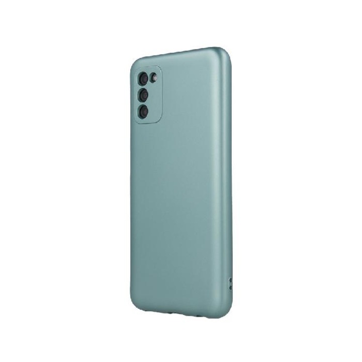 Силиконов кейс bSmart Silicone Metallic Cover, За Samsung Galaxy S22 5G (S901B), Зелен