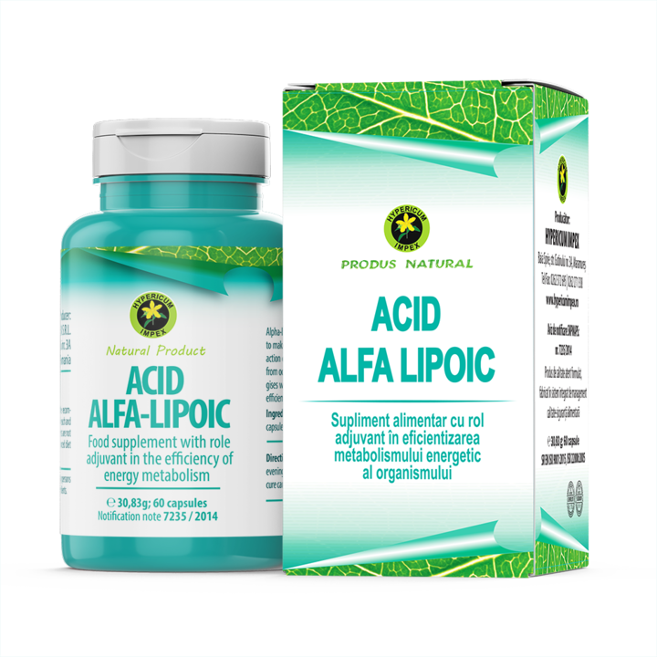 Acid Alfa Lipoic 60cps HYPERICUM