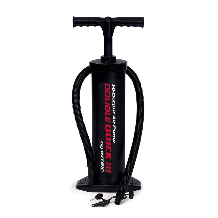 Kettős hatású kézi pumpa, Intex, 48 cm