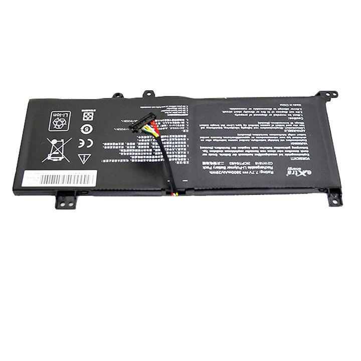 Baterie laptop premium Li-Ion pentru Asus VivoBook 14 F412DA X412FJ F412FJ X412FA X412FL X412UA X412UB X412UF C21N1818 TIP C, 3800 mAh, 2 celule, Negru