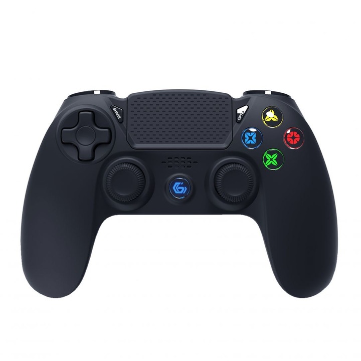Controller wireless JPD-PS4BT-01, Gembird, Plastic, Negru