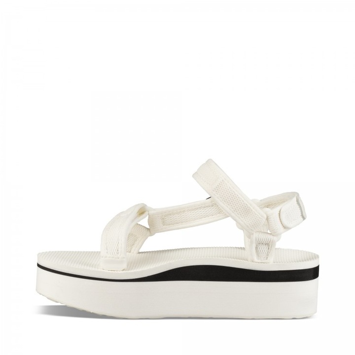 Sandale femei Teva Flatform Universal Mesh Print, Alb