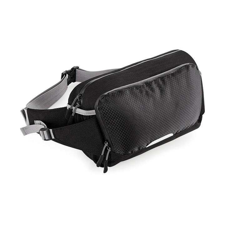 Водоустойчива спортна чанта Explore, Ronic, 5 л, 3 джоба, 7 отделения, 29 x 18 x 11 см, унисекс, черна