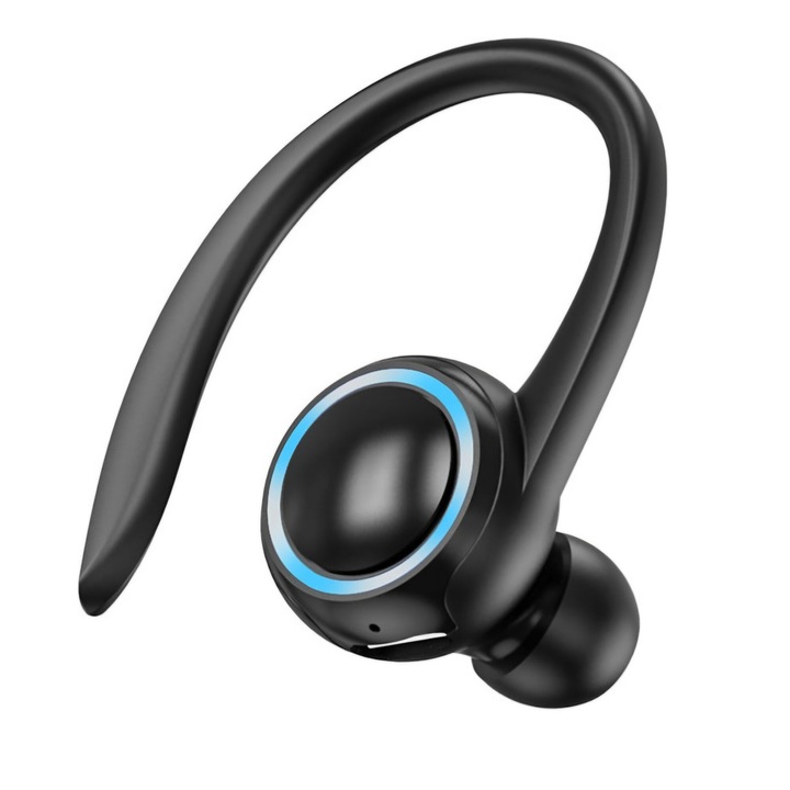 Casti wireless, Bluetooth 5.2, Functie reducere zgomot, Negru