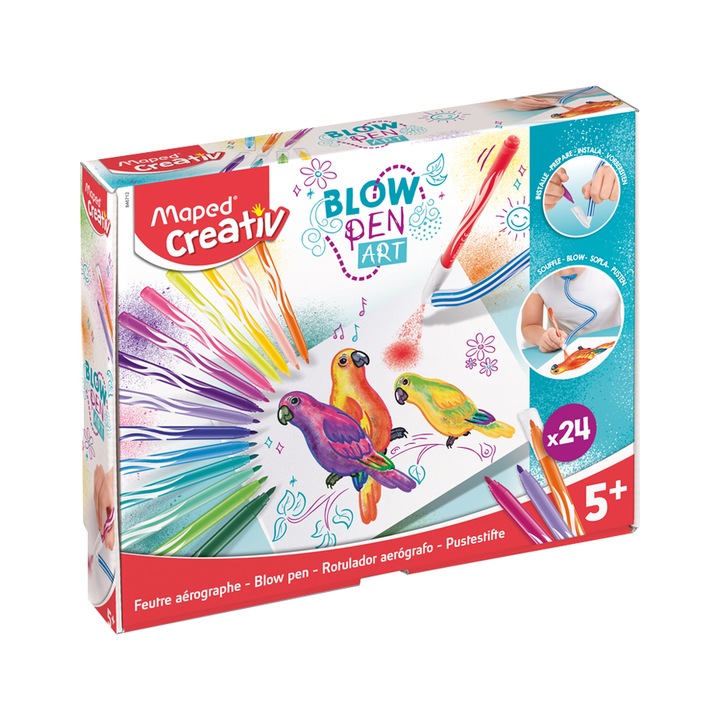 Maped Creativ Blow pen Basic fújós filctoll készlet