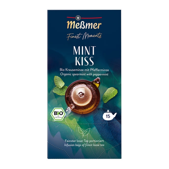 Органичен ментов чай, Mint Kiss, Messmer Finest Moments, 15 x 3,5 g