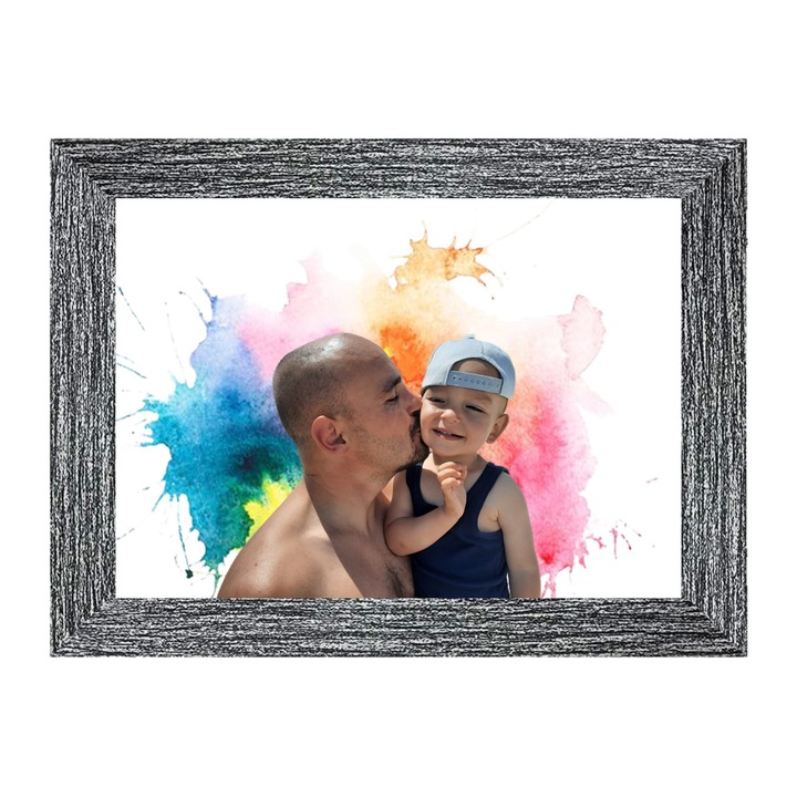 Tablou Splash, personalizat cu poze si text, A4