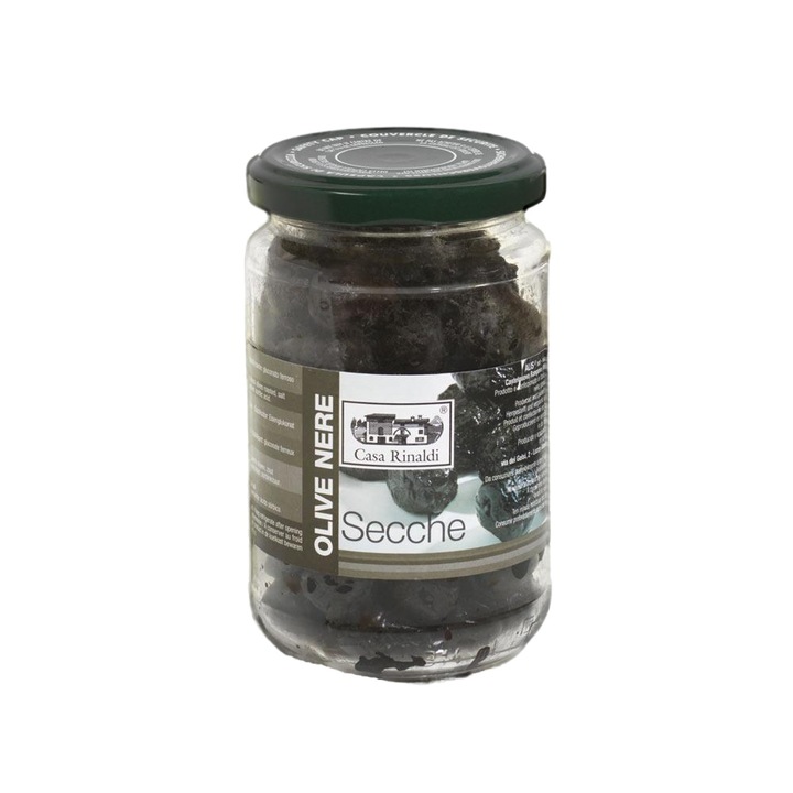 Masline negre italiene uscate la cuptor, Casa Rinaldi, 170 g