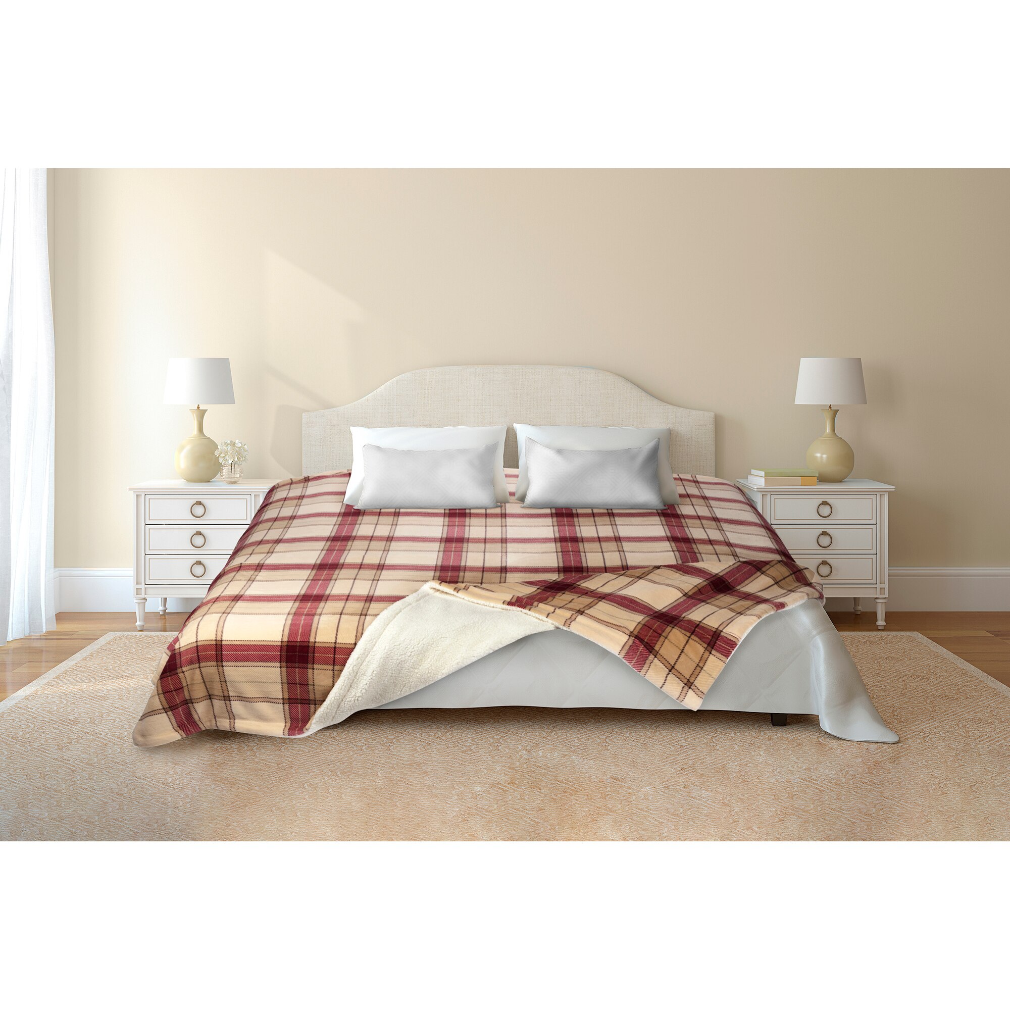 Patura Heinner Home Fleece Carouri Bej 200x220 cm