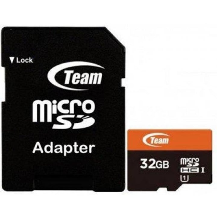 Карта памет Teamgroup, MicroSDXC, UHS-1, клас 10, Адаптер, 128GB