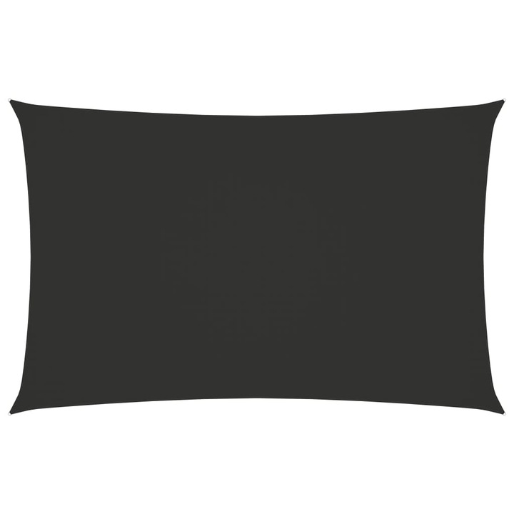 vidaXL antracitszürke téglalap alakú oxford-szövet napvitorla 3 x 6 m 135103