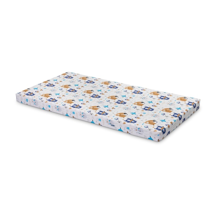 Saltea din spuma poliuretanica 120 x 60 x 6 cm Sensillo 307156 SILLO-01707, Alb
