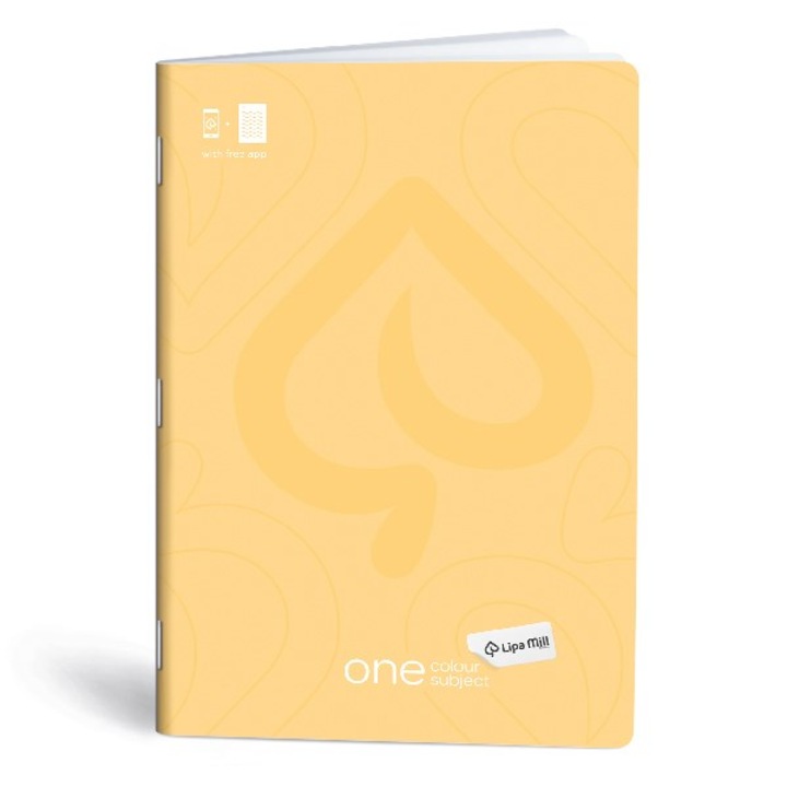 Füzet vonalas LIPAMILL A/4 40 lapos One colour