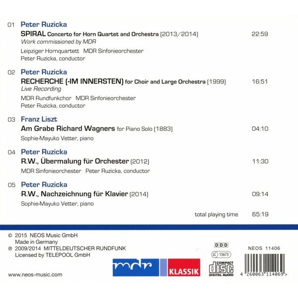 Peter Ruzicka - Orchestra Works Vol.3 CD - eMAG.ro