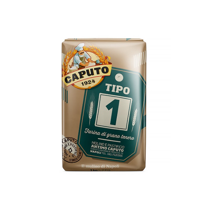 Faina de grau italiana cu germeni de grau tip 1, Caputo, 1 kg