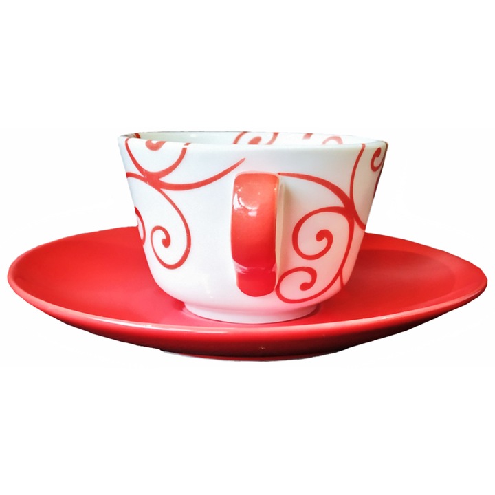 Сервиз кафе SmartDecor 1413, Порцелан, 180 мл, 12 части