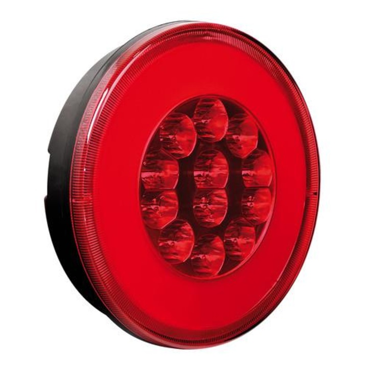 Lampa camion spate, Lampa, 12/24V, O-LED 29LED, 140 mm, Rosu