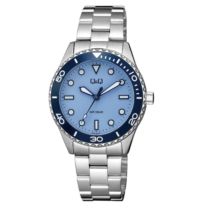 Ceas dama Q&Q Q55A-005PY Quartz Argintiu