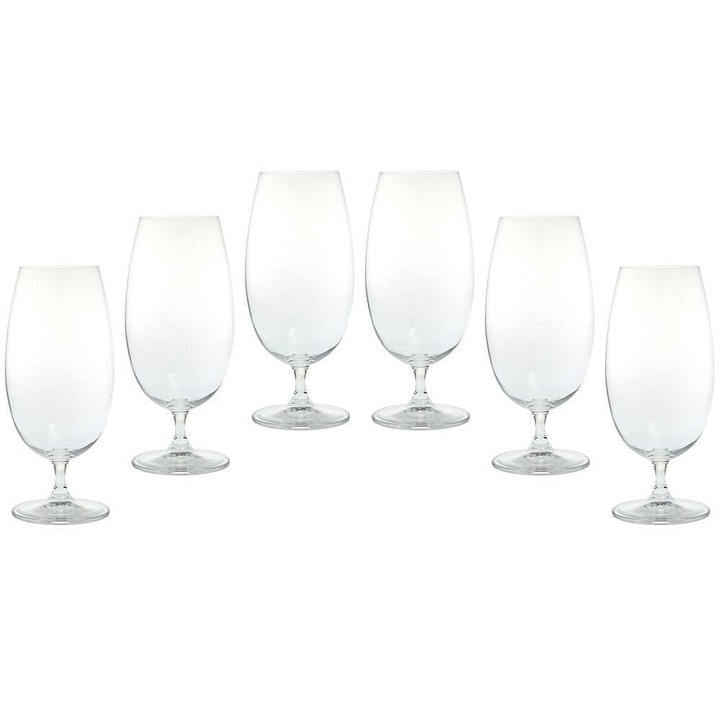 Bohemia Classic kristálypohár készlet, sörhöz, 6 db