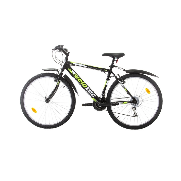 Velotec PRO Mountain Bike, 26", fekete/zöld