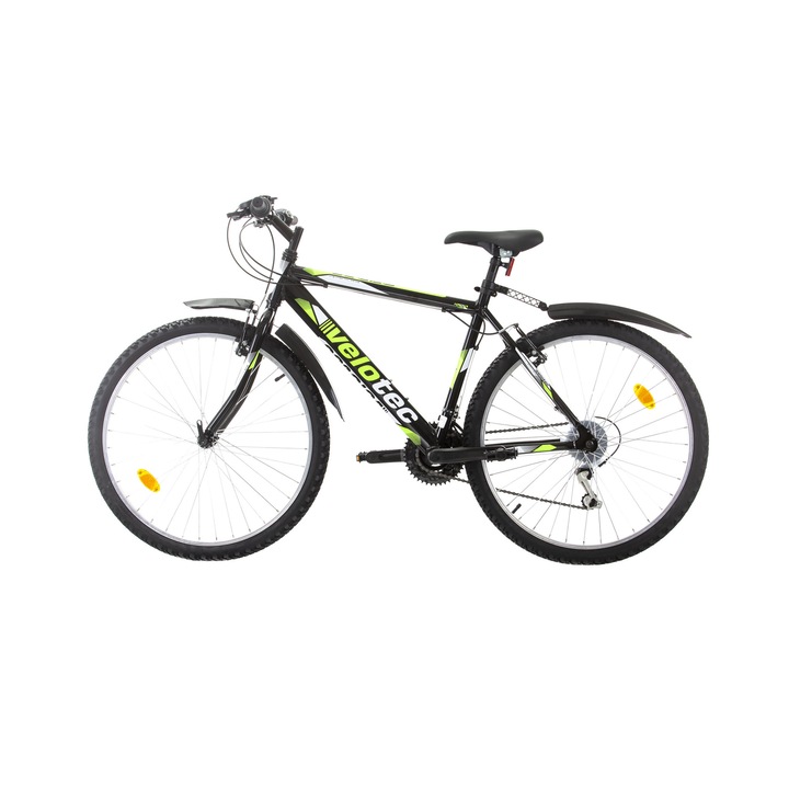 Планински велосипед Velotec, PRO 26", Черен/Зелен