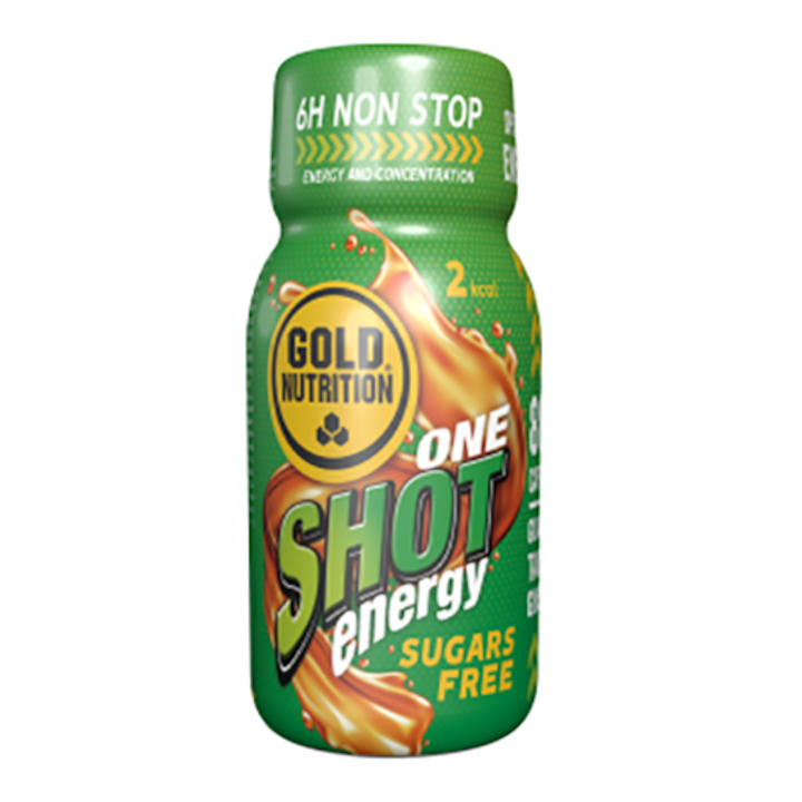 Bautura pentru energie si concentrare One Shot Energy, GoldNutrition, 1 flacon de 60 ml