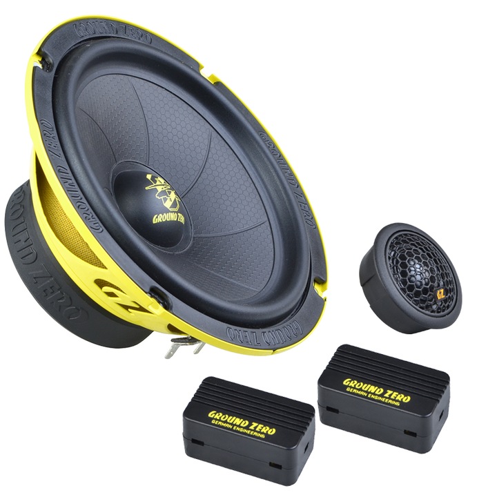 Sistem Difuzoare auto 2 Cai Ground Zero GZIC 165.2 165mm 100W RMS