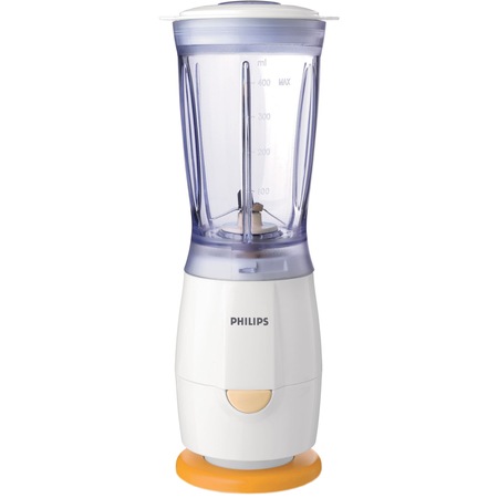 Mini blender Philips HR2860/55, 220 W, 0.4 l, 1 viteza, Alb